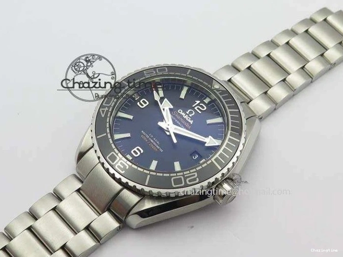 1225 Planet Ocean 2016 43.5mm SS Black Bezel BP 1:1 Best Edition Black Dial On SS Bracelet A WellDesigned 8195